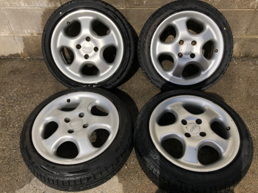 バリ山タイヤ付　COX 15インチ　100ピッチ