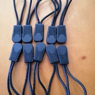 【バッグ,服】ジッパータブ【10個セット】の画像