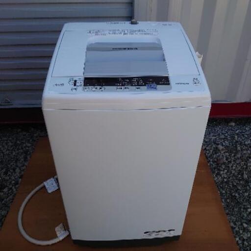 日立洗濯機白い約束7kg2018年製