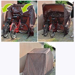 中古バイク・自転車簡易ガレージ　テント部分新品！　※引き取りに来...