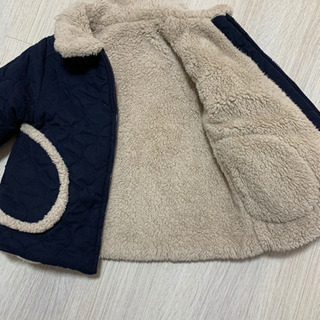 【美品】lagom(ラーゴム)  裏ボアキルティングジャケット 100の画像