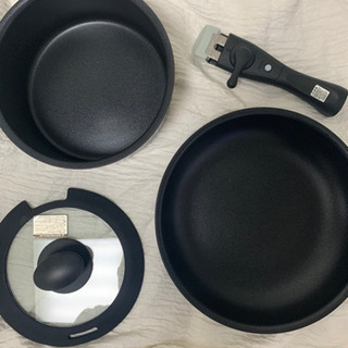 ニトリ鍋・フライパン4点セット　IH対応　未使用品