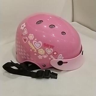 ブリヂストン キッズヘルメット 花柄 ピンク