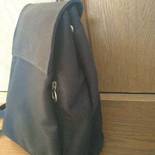 リュックサック　黒の画像
