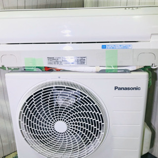 美品✨Panasonic✨ナノイー✨エコナビ搭載✨お掃除機能✨冷暖房エアコン✨清掃済?