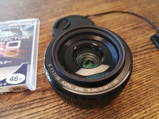 Panasonic H-H020A マイクロフォーサーズ　パンケーキ単焦点レンズLUMIX G 20mm F1.7 II ASPH.