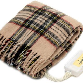 【完売】電気ひざ掛け 日本製 ベージュ 120cm×62cm 洗...
