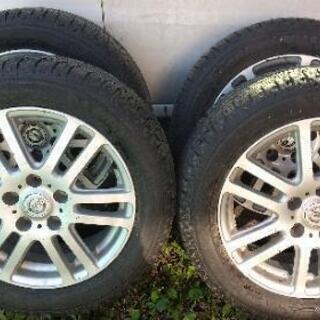 205/55R16 スタッドレス バリ山 日産純正ホイール セレ...