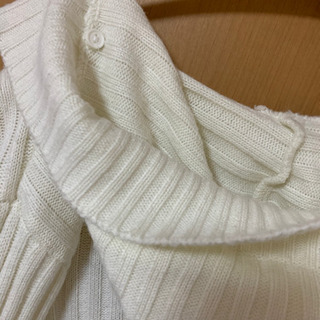 カーディガン ホワイト Mサイズの画像