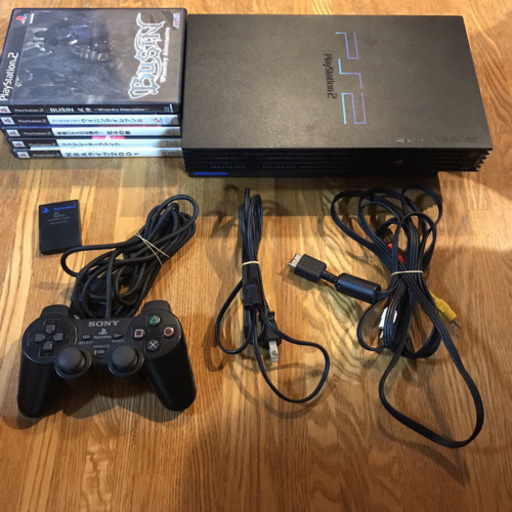 【動作品】SONY PlayStation2 PS2 プレステ2 本体 ソフト コントローラー 付属品付き