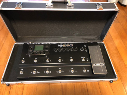 POD HD500 専用ハードケース付き マルチエフェクター】LINE6 POD HD500＋ハードケースセット
