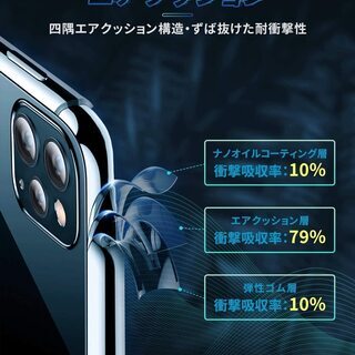 【新品】iPhone 12用 ケース/ iPhone 12 pro用 ケース 6.1inch クリアケース 衝撃吸収保護ケース クリア スマホケースの画像