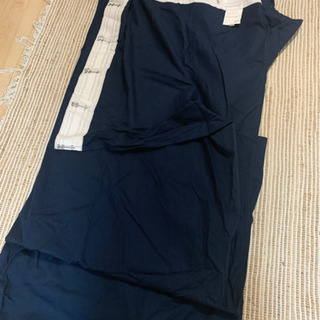 イケアカーテンセット　紺色　