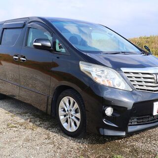 自社ローン★保証人無★トヨタ　アルファード★車検R3年9月★両側パワースライドドア★ETC付き★リアモニターの画像
