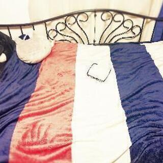 シングルベッド　マットレス付きの画像