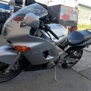 ZZR600車検長いタイヤバリ溝の画像