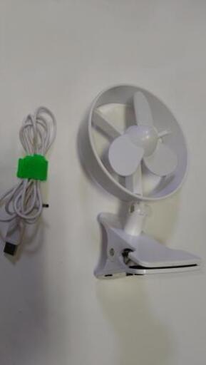 中古 USB電源クリップ扇風機お譲り致します