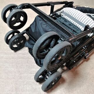 配達可能/キレイ★即日お渡し可能!★メチャカルハンディα【 Combi コンビ －WL ホワイトレーベル 】A型ベビーカー MC-400 エッグショック付き!  バギー の画像