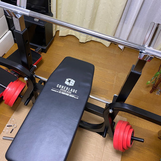 ベンチプレス セット(ダンベルシャフト＋バーベルシャフト＋プレート35