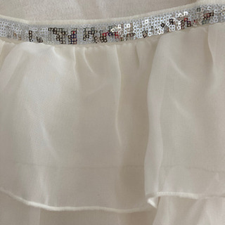 フリルニット　スパンコール　レディース の画像