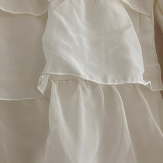 フリルニット　スパンコール　レディース の画像