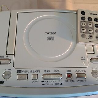 東芝　TY-CDK5　CD　カセットテープ　ラジカセ　ラジオの画像