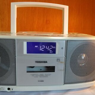 東芝　TY-CDK5　CD　カセットテープ　ラジカセ　ラジオ