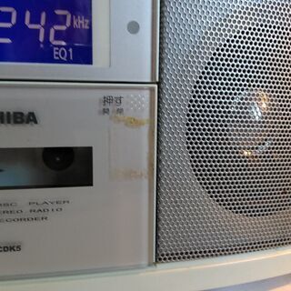 東芝　TY-CDK5　CD　カセットテープ　ラジカセ　ラジオの画像