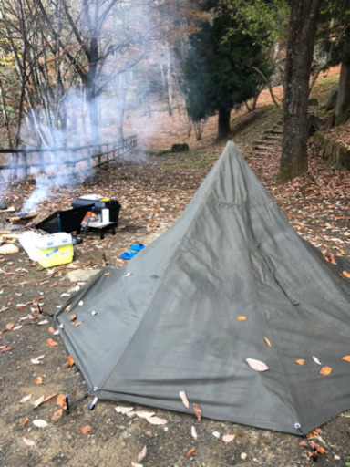 ポーランド軍幕テントサイズ3＆二股ポールセット