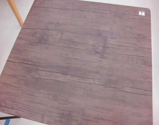 正方形 木目調 ダイニングテーブルセット 70×70×76cm アイアンフレーム コンパクト 小さめ ダイニングセット  二人掛け 2人掛け２人掛け 札幌市厚別区 厚別店