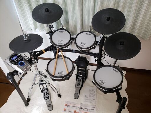 【中古品】 Roland 電子ドラム TD-15KV-S 3シンバルセット