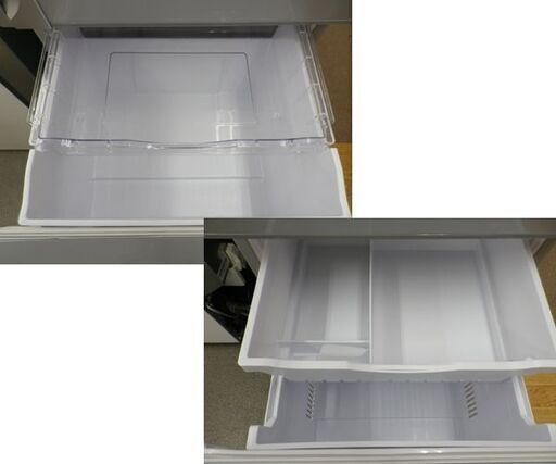西岡店 冷蔵庫 315L 3ドア 2016年製 日立 R-K320FV シルバー色 真空チルド 自動製氷付き