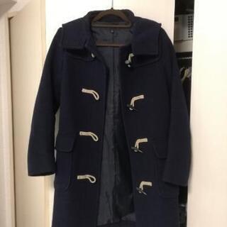ユニクロ　ダッフルコート　ネイビー　Mサイズ
