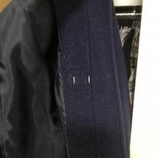 ユニクロ　ダッフルコート　ネイビー　Mサイズ
の画像