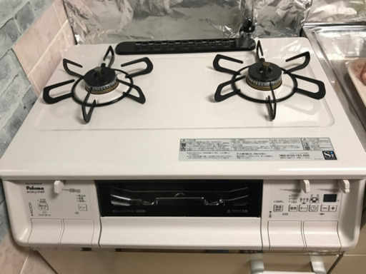 [受け渡し予定者決まりました。都市ガス用]グリル付きテーブルコンロ　　ラ・クックと専用炊飯鍋付けます！