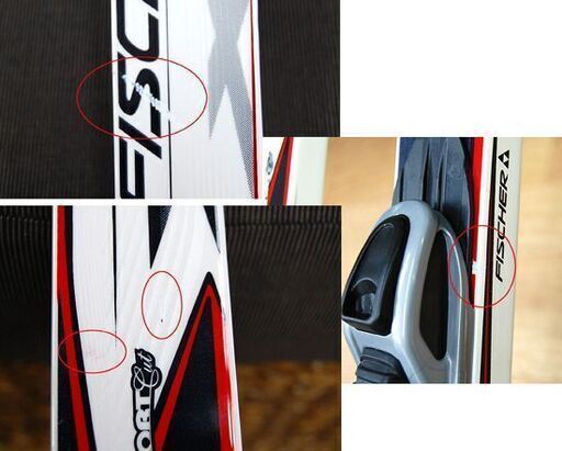 FISCHER XC SPORTY CROWN 177cm クロスカントリー NNN規格 スキー ビンディング付き ウロコ 歩くスキー