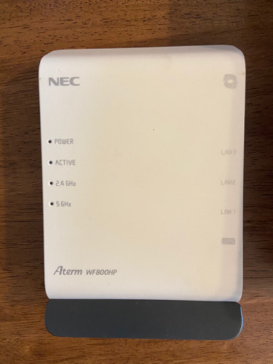 wifiルーター(NEC)箱、説明書付き