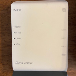 wifiルーター(NEC)箱、説明書付き