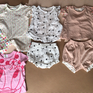 まとめ売り！ベビー服 夏服 ロンパース セパレート Tシャツ 6...