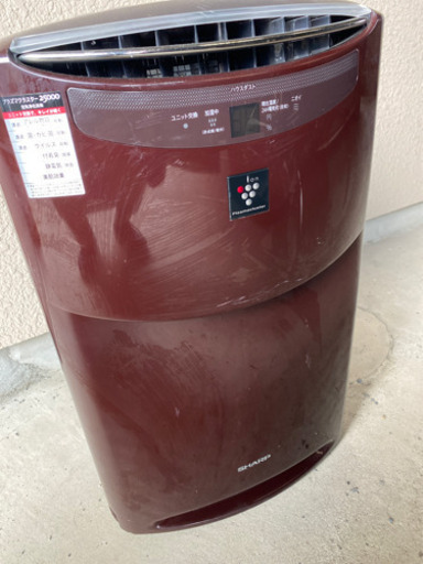 値下げ！シャープ　加湿空気清浄機　ブラウン