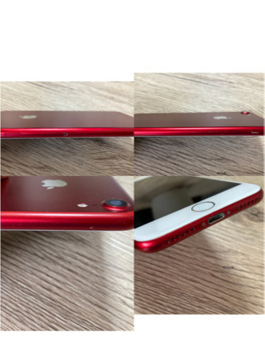 【中古美品】iPhone7  レッド　一部付属品あり　簡易補償あり