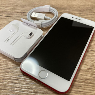 【中古美品】iPhone7  レッド　一部付属品あり　簡易補償あり