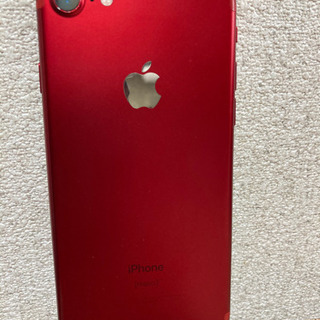 【中古美品】iPhone7  レッド　一部付属品あり　簡易補償ありの画像