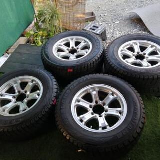 17インチ スタッドレスタイヤ＆ホイール4本セット♪265/65-17 バリ溝♪