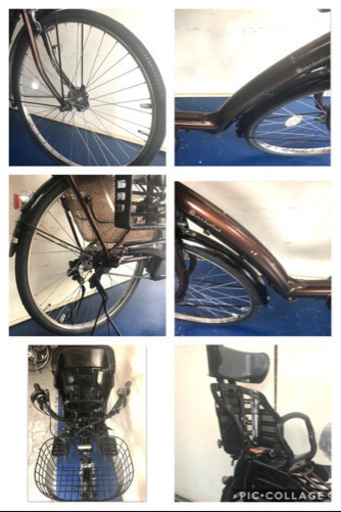 ブリヂストン ボーテ 26インチ 3人乗り 8.9ah デジタル　電動自転車　1120