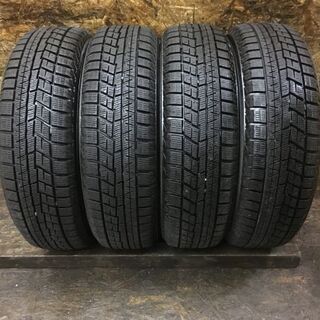 YOKOHAMA ice GUARD iG60 155/65R14 14インチ スタッドレス 4本 2017年製 N-ONE ワゴンR タント モコ ekワゴン等　(VTH311) クレジットカード QR決済可能