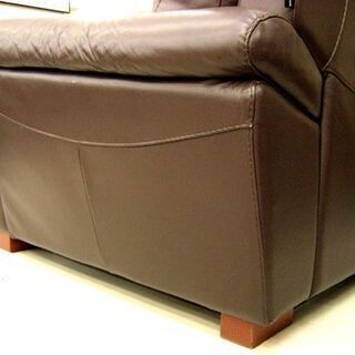 SACCOMODI サコモディ ブラウン2人掛けソファ(レザー製)たのメル便 SACCOMODI サコモディ ブラウン2人掛けソファ(レザー製)たのメル便