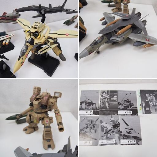 マクロスゼロ マクロスプラス プラモデル 7点セット MACROSS ZERO/PLUS VF0A/VF0S/SV-51/VF-19 