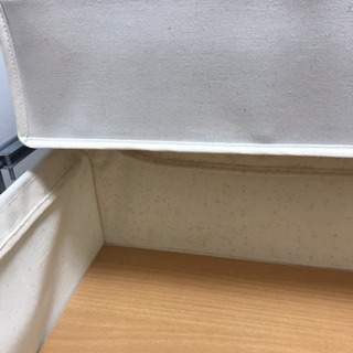 無印良品◆天板付き、４段帆布引き出しチェストの画像