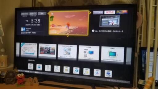 32V型液晶テレビ　SHARP/AQUOS　2016年製